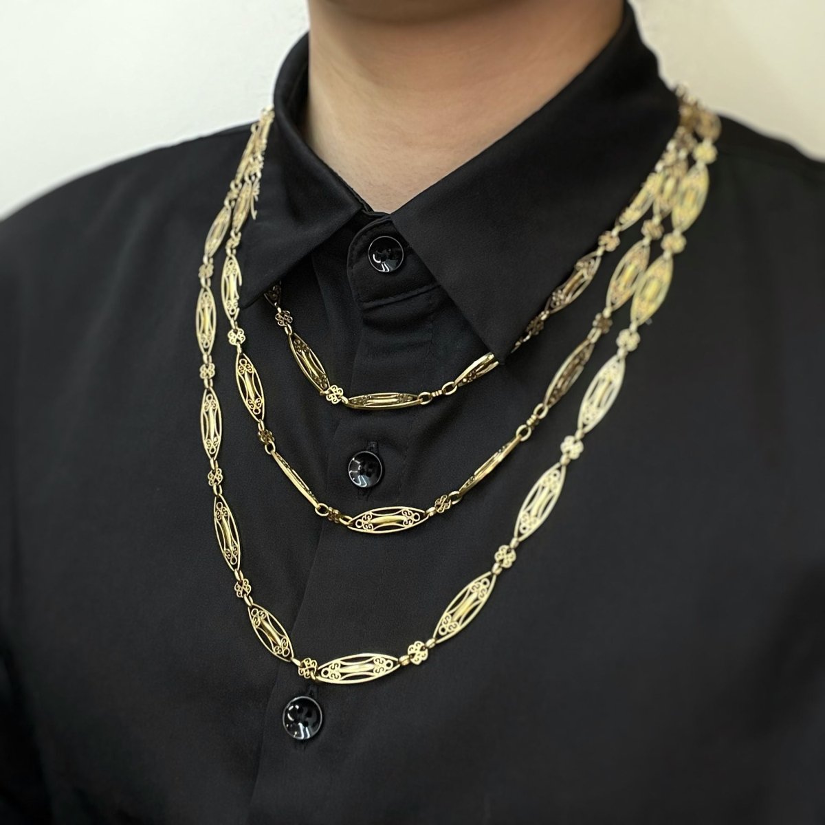 Sautoir début XXème - Or - Castafiore