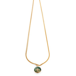 Sautoir en or jaune, émail et diamants - Castafiore