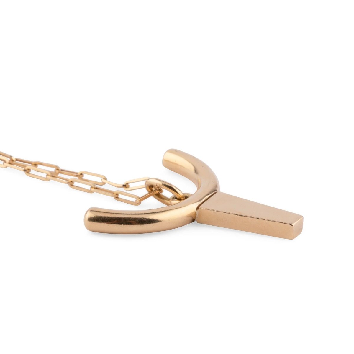 Sautoir en or jaune orné pendentif représentant une tête de taureau - Castafiore