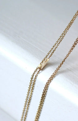 Sautoir fin en or jaune - Castafiore