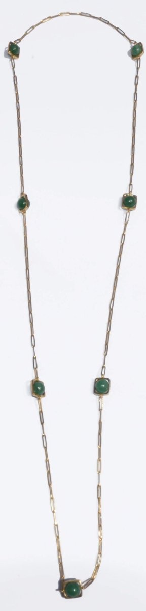 Sautoir or jaune signée de la maison Dinh Van collection impression - Castafiore