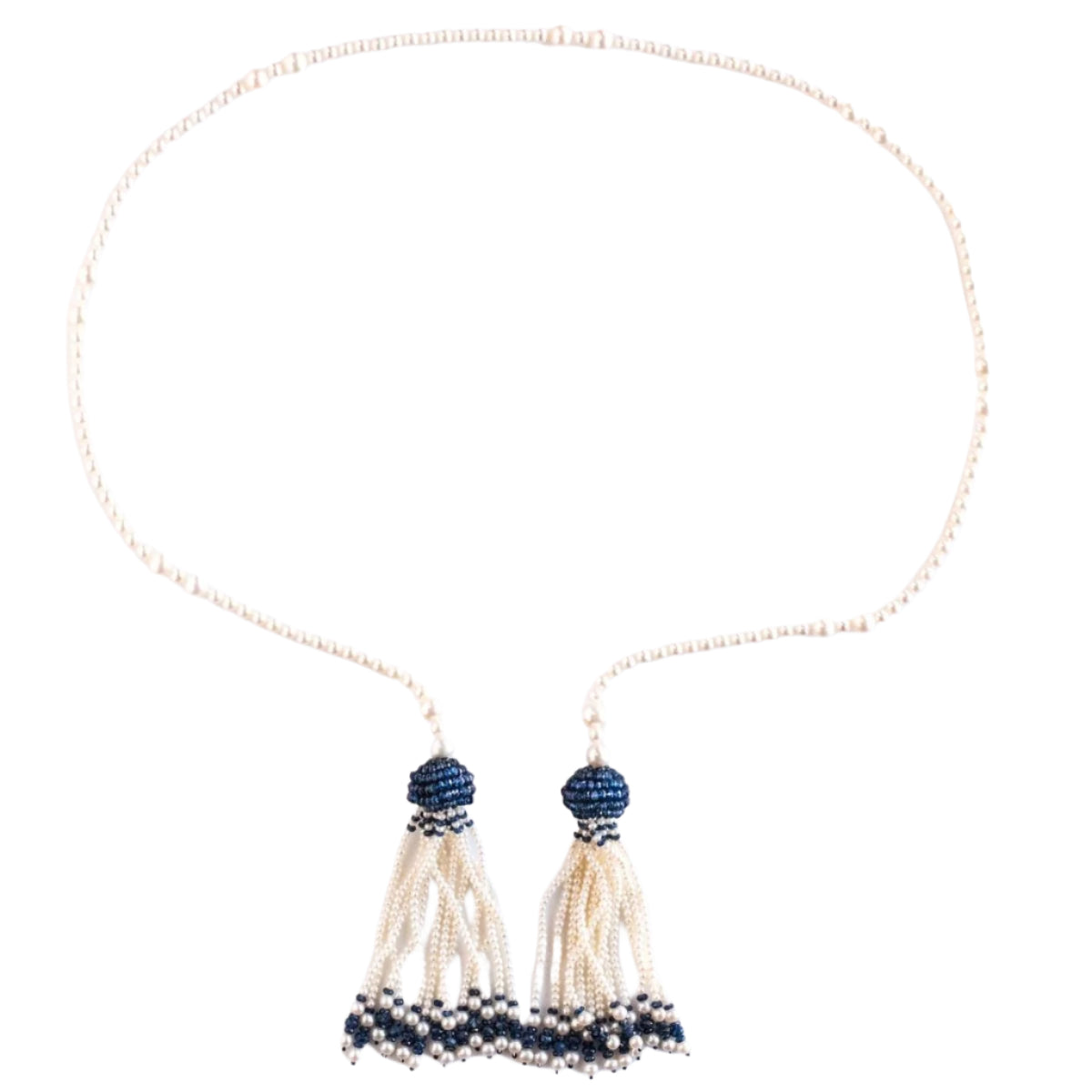 Sautoir Perles et Saphirs - Castafiore