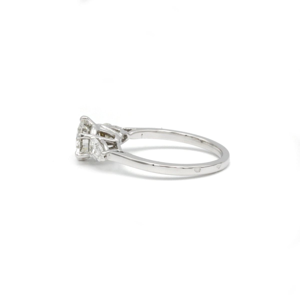 Solitaire accompagné - 1,07 carats - Castafiore