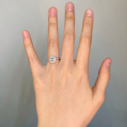 Solitaire Accompagné - Diamant De 1,07 carats