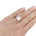 Solitaire CHAUMET en platine et diamant. - Castafiore