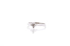 Solitaire diamant en or blanc 18k - Castafiore