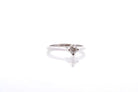 Solitaire diamant en or blanc 18k - Castafiore