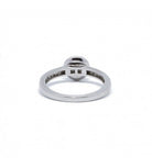 Solitaire Diamant en or blanc avec 0,10 carat - Castafiore