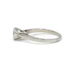 Solitaire Diamant en Or Blanc et Platine - Castafiore