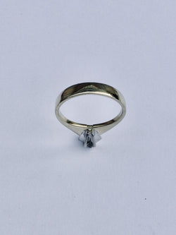 Solitaire En Or Jaune Et Diamant - Castafiore