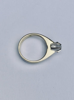 Solitaire En Or Jaune Et Diamant - Castafiore