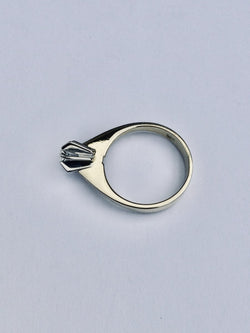 Solitaire En Or Jaune Et Diamant - Castafiore