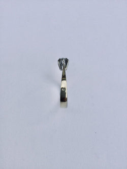 Solitaire En Or Jaune Et Diamant - Castafiore