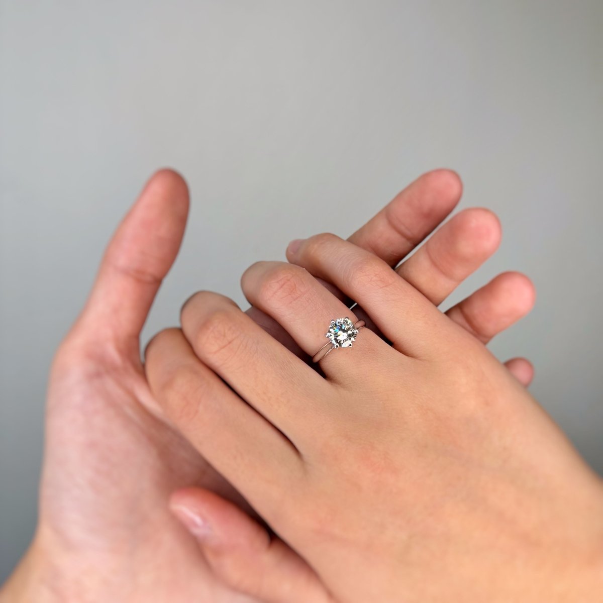 Solitaire - Or blanc & Diamant 1,45 cts - Castafiore