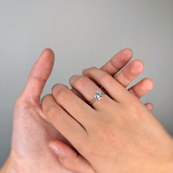 Solitaire - Or blanc & Diamant 1,45 cts - Castafiore