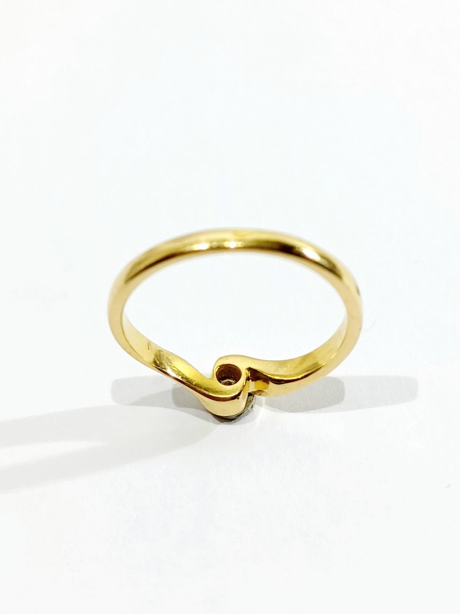 Solitaire Or Jaune Et Diamant - Castafiore