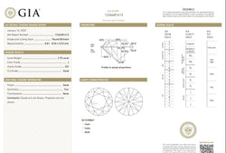 Solitaire - Platine et diamants - Castafiore