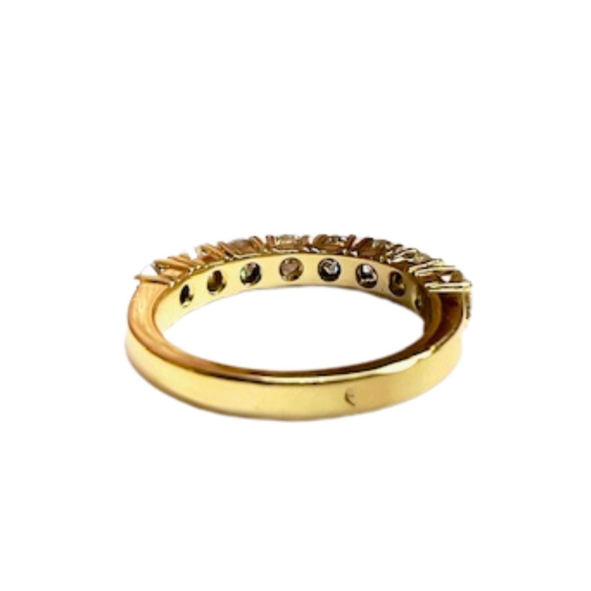 SORTIJA CONTEMPORANEA SIGLO XX de ORO 18 kts con DIAMANTES - Castafiore