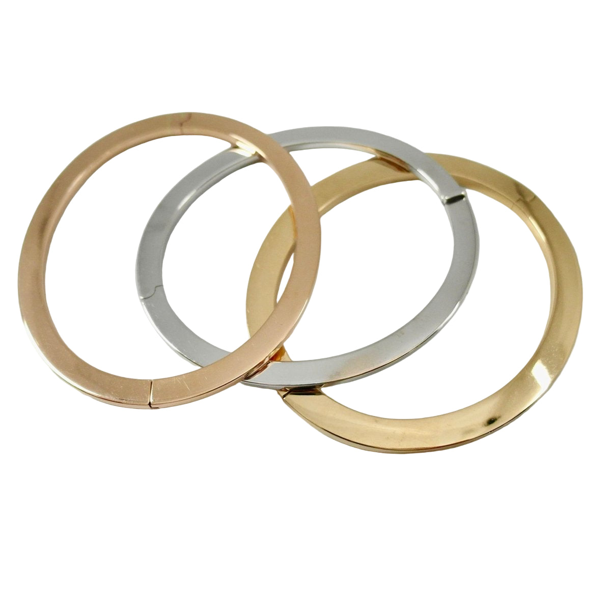 Suite de 3 bracelets 3 ors de la Maison Frojo - Castafiore