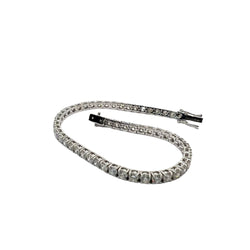 Tennis or 18 kt avec diamants naturels ct 5.05 - Castafiore
