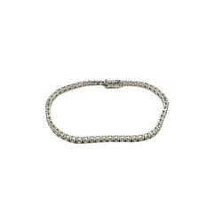 Tennis or 18 kt avec diamants naturels ct 5.05 - Castafiore