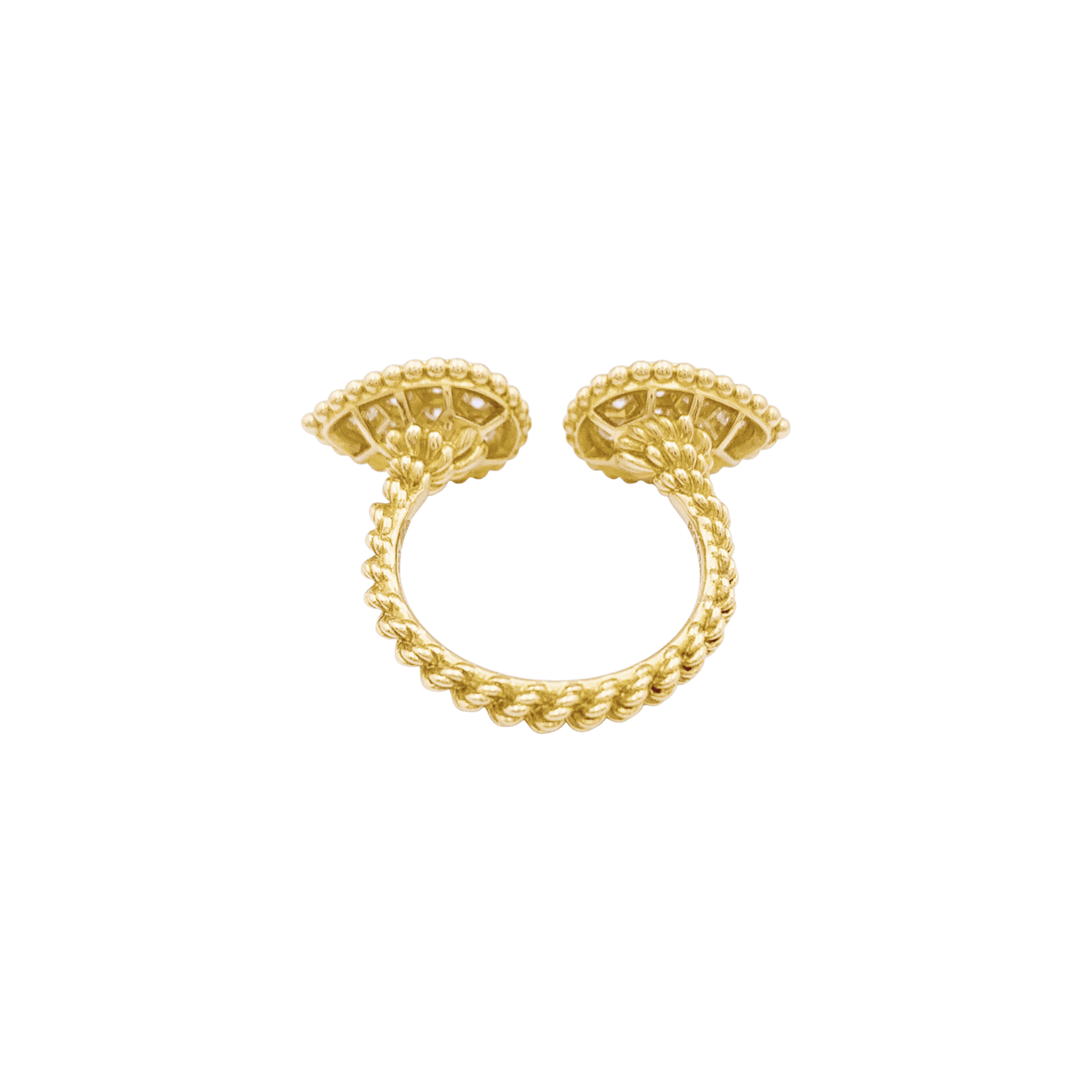 Bague Boucheron, "Serpent Bohème Motif S", or jaune, diamants.
