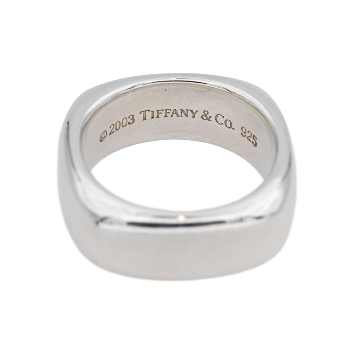 Tiffany & Co Bague Carrée Argent - Castafiore