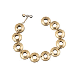 TIFFANY & CO Bracelet circulaire maille bicolore - Castafiore