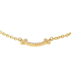 Tiffany & Co Bracelet Smile Or jaune Diamant - Castafiore