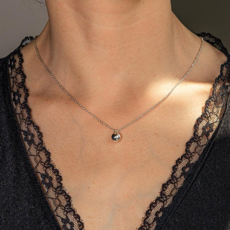 Tiffany & Co Necklace Ball HardWear Silver Pendant