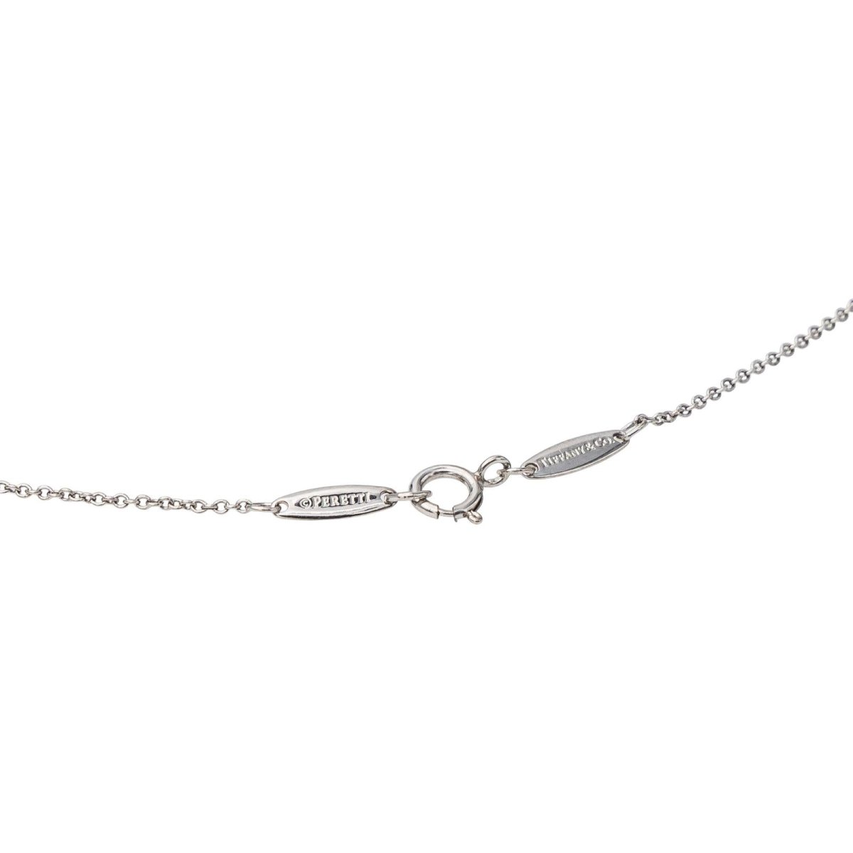 Tiffany & Co Collier Solitaire Platine Diamant - Castafiore