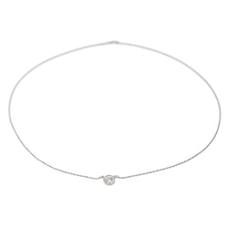 Tiffany & Co Collier Solitaire Platine Diamant - Castafiore