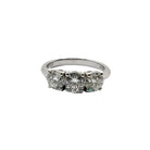 Trilogie en or 18 carats avec diamants naturels de 1,56 ct - Castafiore