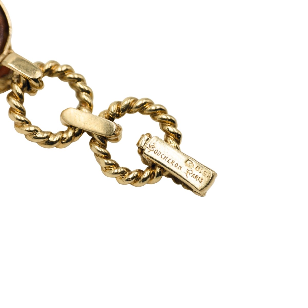 Trois bracelets BOUCHERON en or jaune et corail - Castafiore