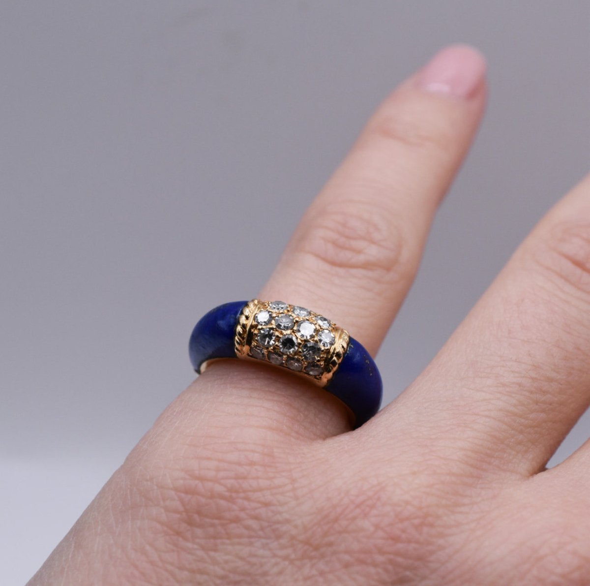 Van Cleef & Arpels Lapis Lazuli and Diamond ‘Philippine’ Ring - Castafiore