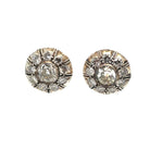 Victorian Diamond Gold and Silver Ring and Earrings Set - Castafiore