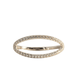 Vintage - Pince à Cheveux Or Blanc et Diamants - Castafiore