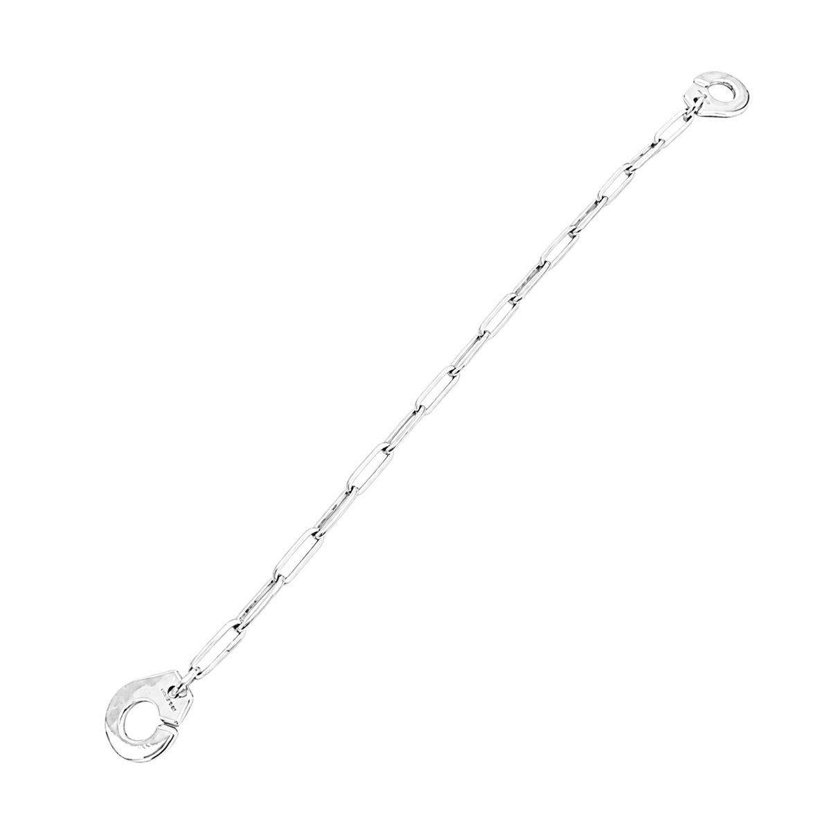 Bracelet Dinh Van, "Menottes", or blanc.