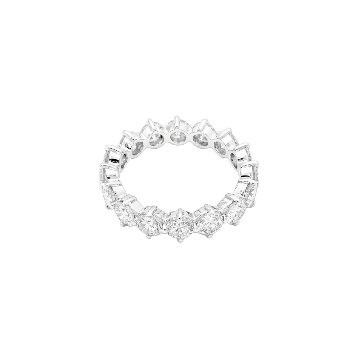 Alliance platine, diamants taille brillant, 2.4 carats.