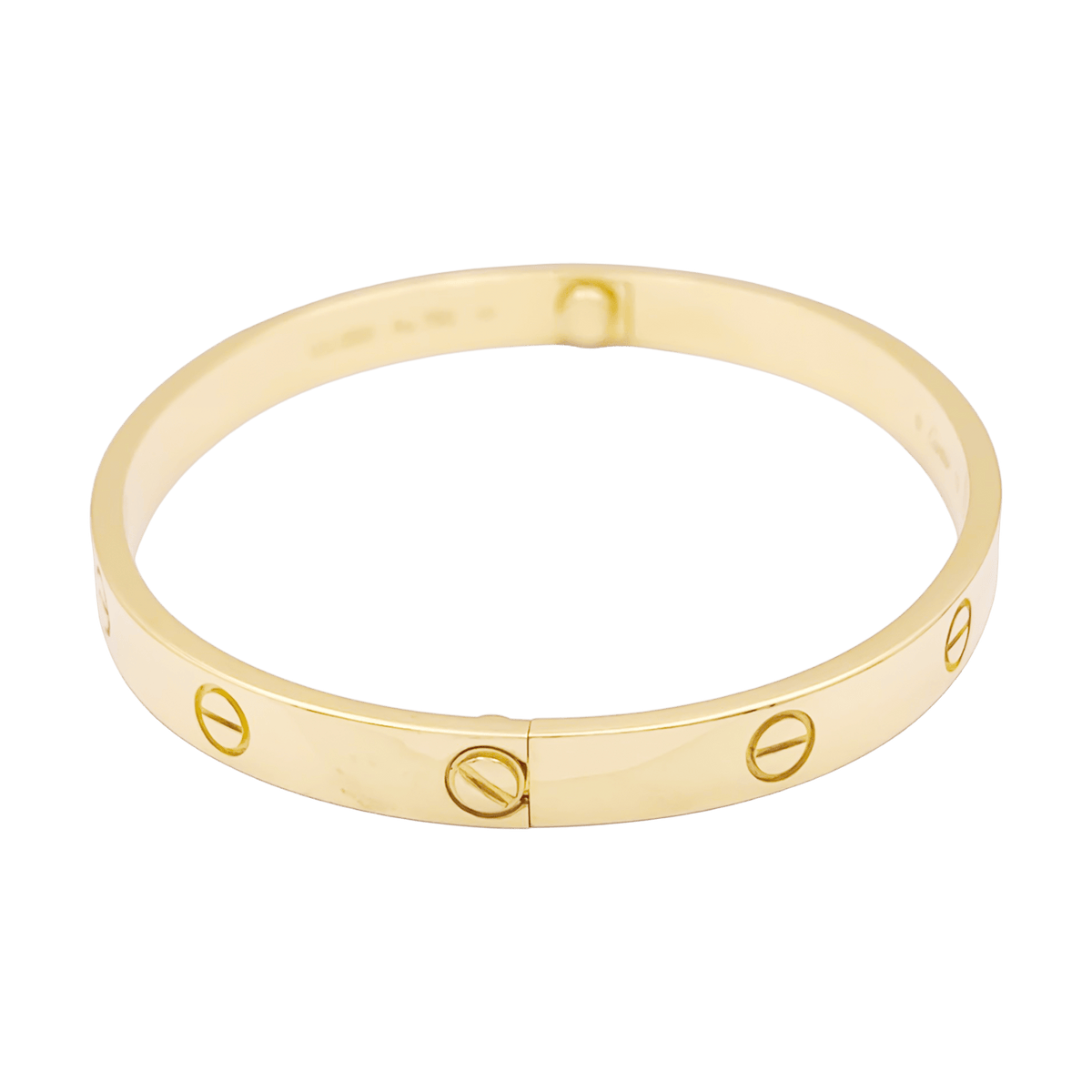Bracelet Cartier, "Love" classique, or jaune.