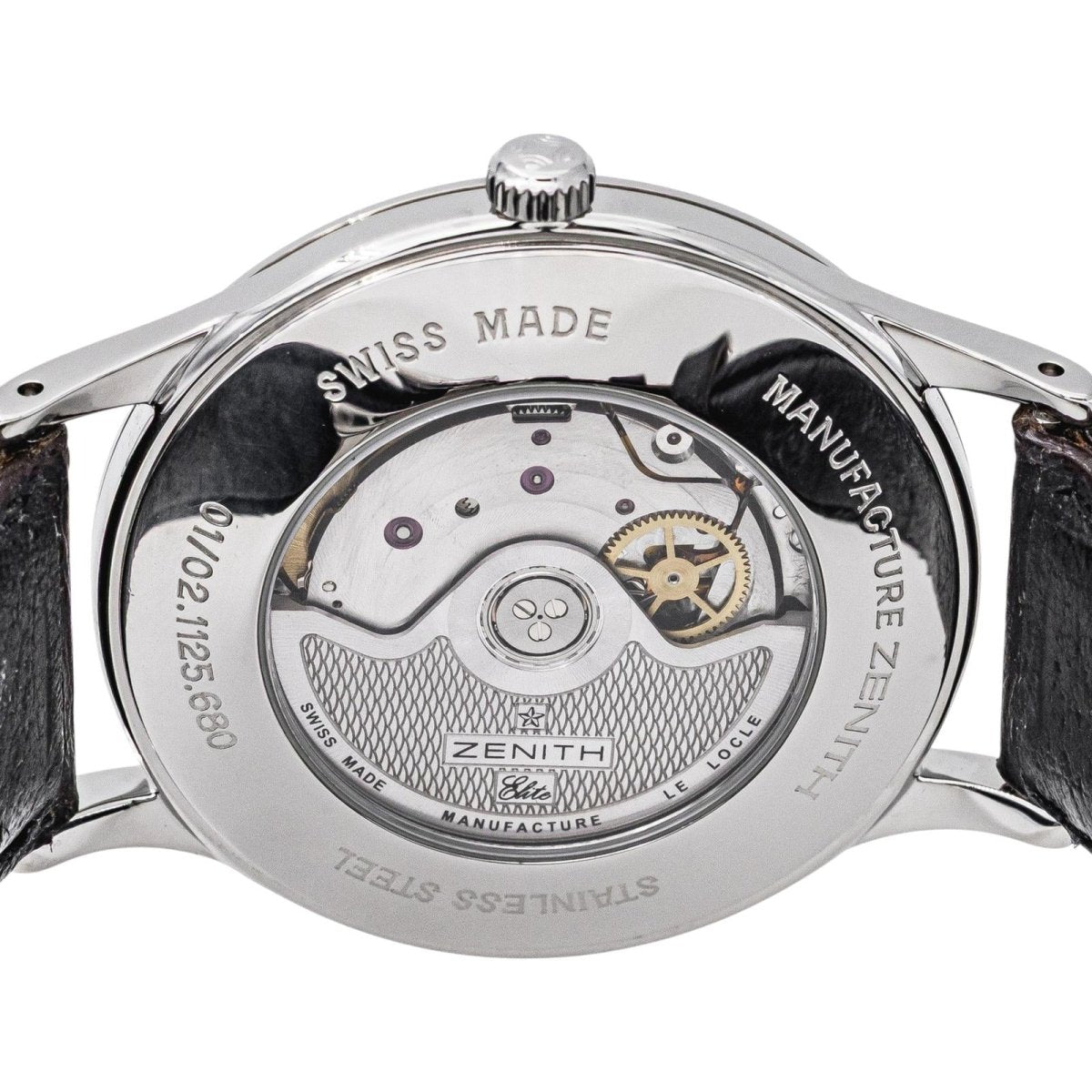 Zenith Montre Elite Acier - Castafiore