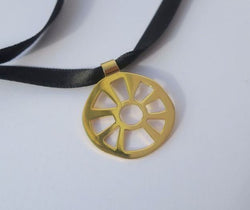 ZOLOTAS - Pendentif 2008 roue de la Fortune Or - Castafiore