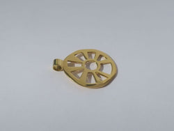 ZOLOTAS - Pendentif 2008 roue de la Fortune Or - Castafiore