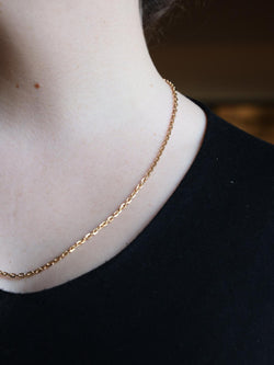 Collier Chaîne maille forçat en or jaune