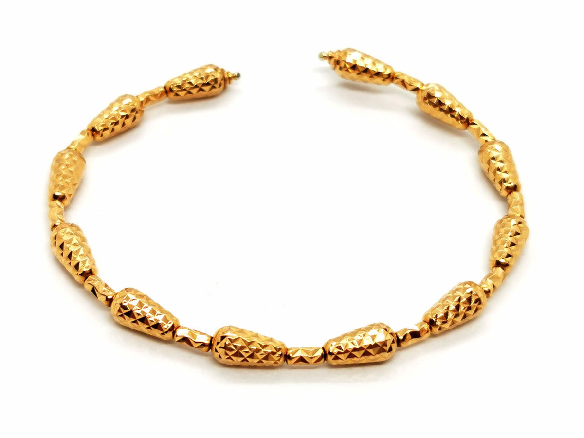 Rose gold bangle bracelet