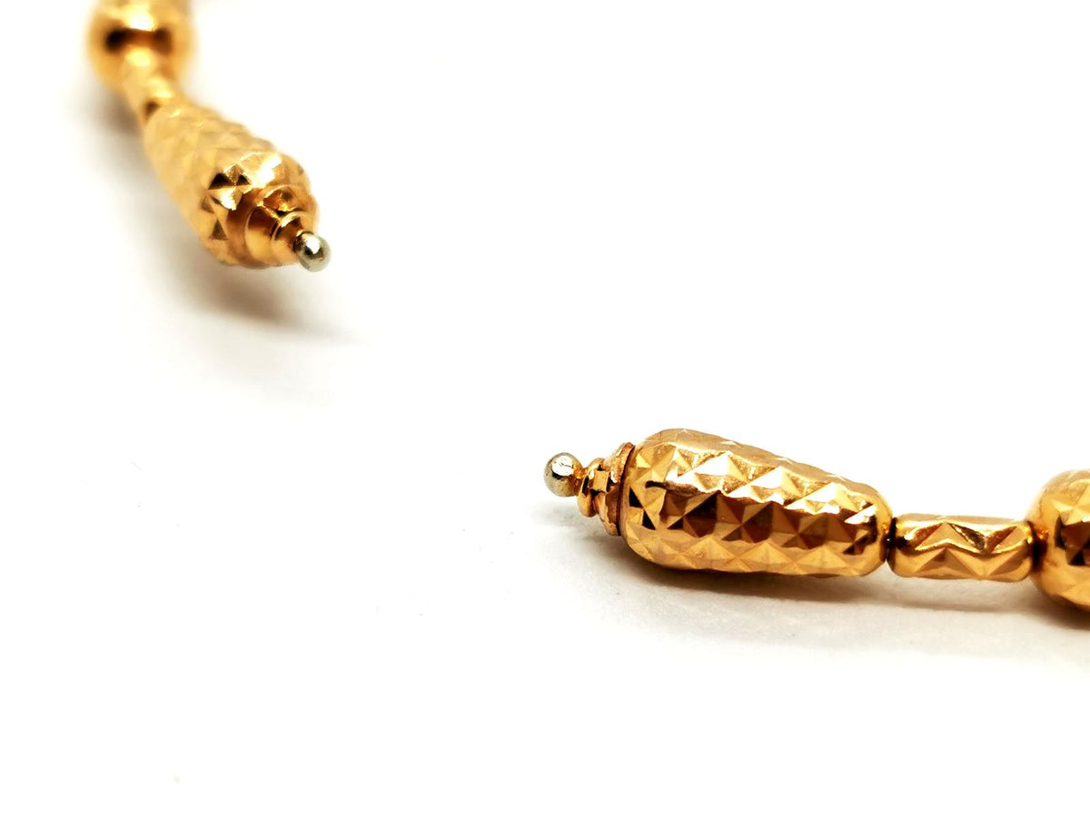 Rose gold bangle bracelet