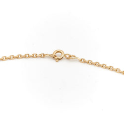 Cable link chain necklace in yellow gold