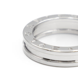 BULGARI Bandeau ring "B.Zero1" in white gold