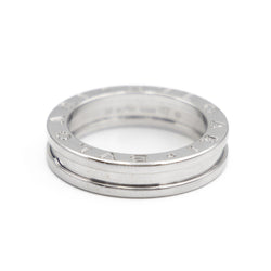 BULGARI Bandeau ring "B.Zero1" in white gold