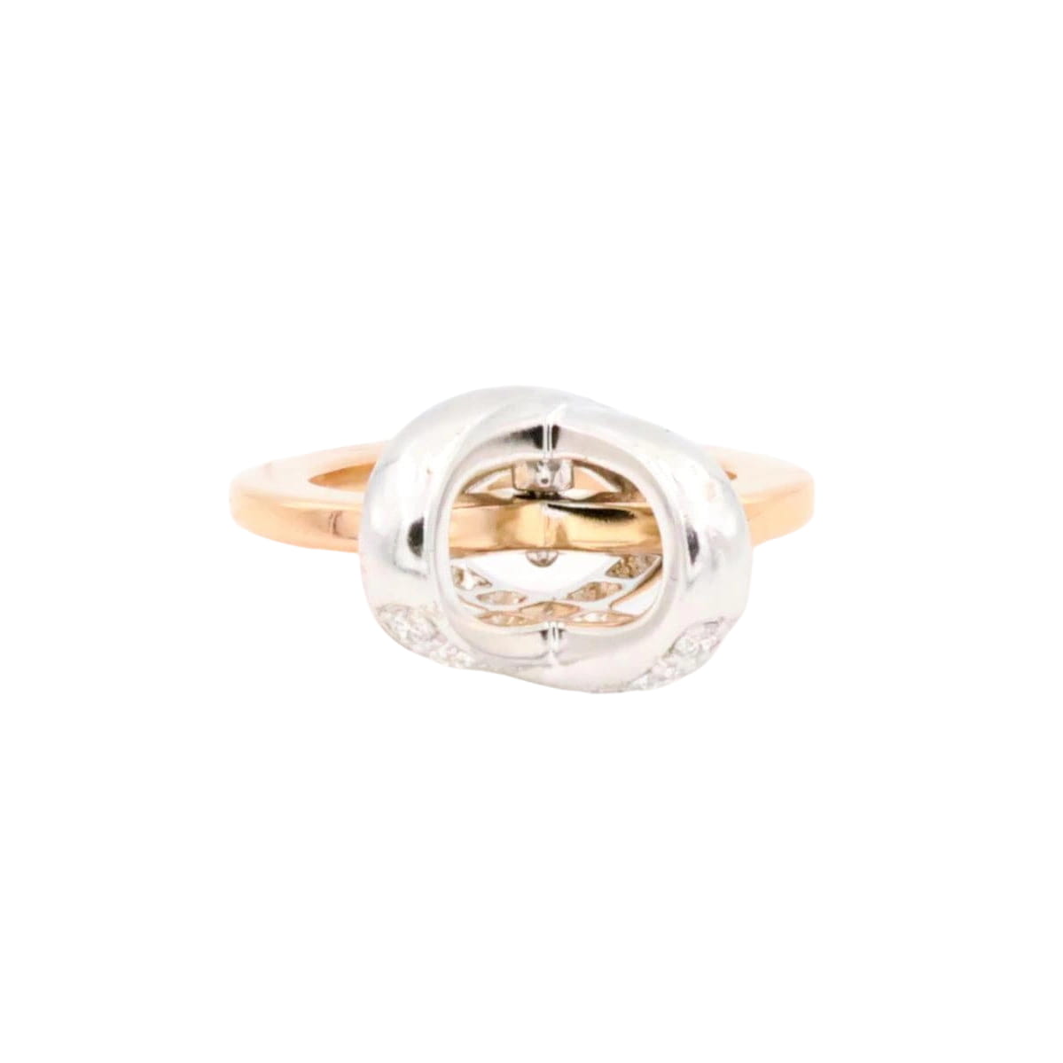 Chaumet Heart Link Pendant Yellow Gold Diamond